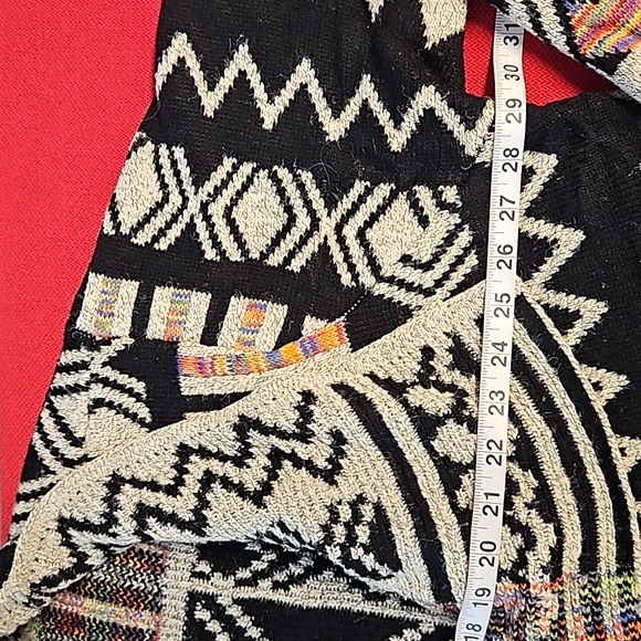 KENISTON multicolor open front cozy cardigan vibrant 3X read measurements EUC - Picture 4 of 14